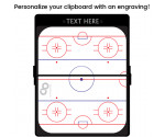 Blackout Hockey Clipboard